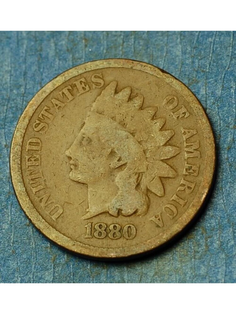 W232 1880 Indian Head Cent Penny 1c - Check Out Our Store old coin money collect
